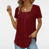 TINA | BLOUSE PLISSÉE DÉCONTRACTÉE