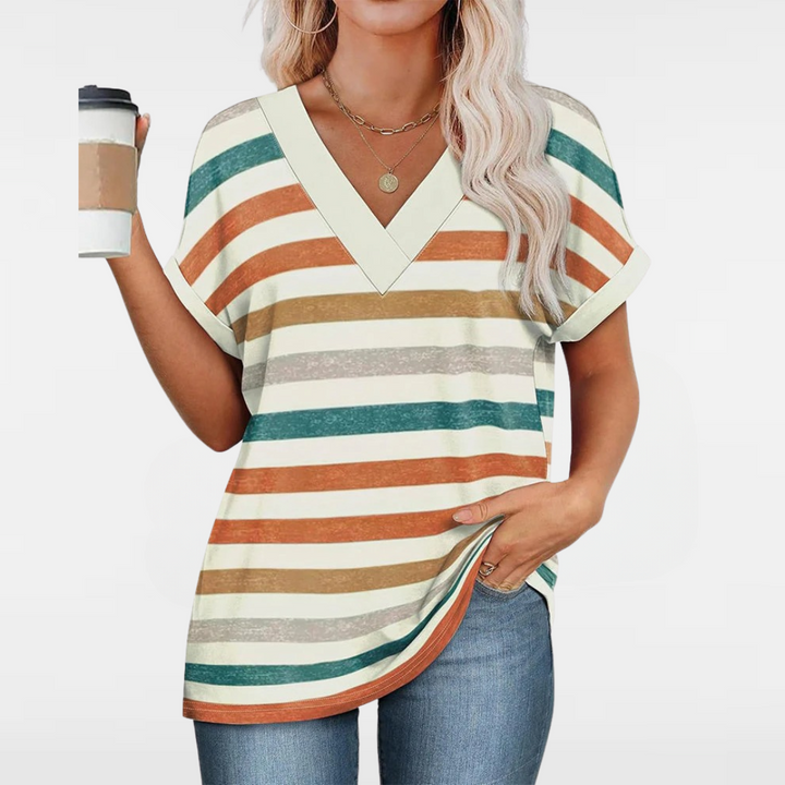 ASTER | BLOUSE LOOSE À RAYURES ÉLÉGANTE