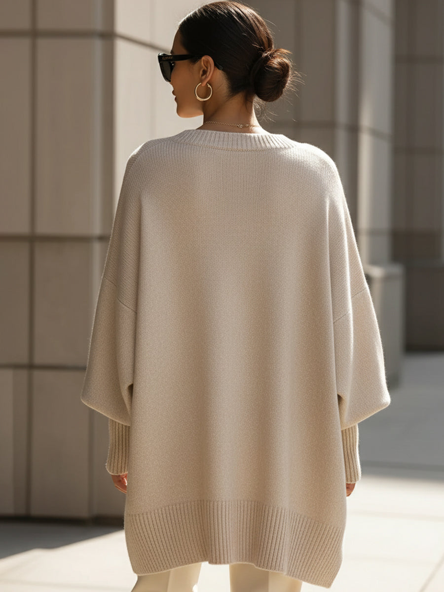 Lucy | Pull en Laine Mélangée Sophistiqué