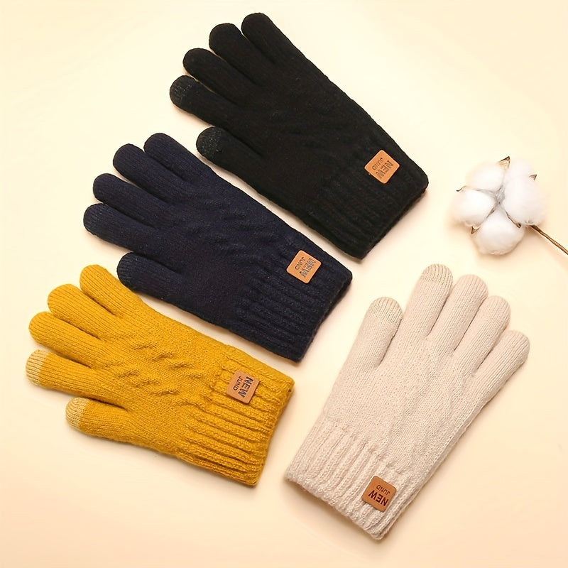 Fernande™ | Gants Tricotés Doublés Polaire