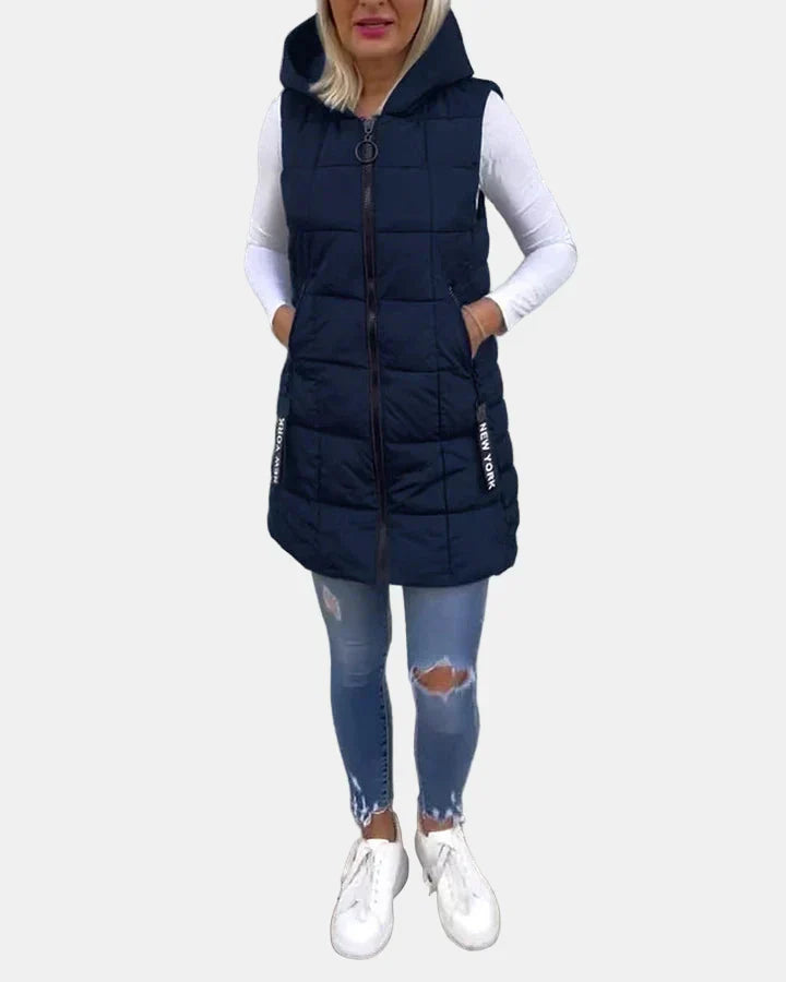 Solene | Manteau sans manches rembourré