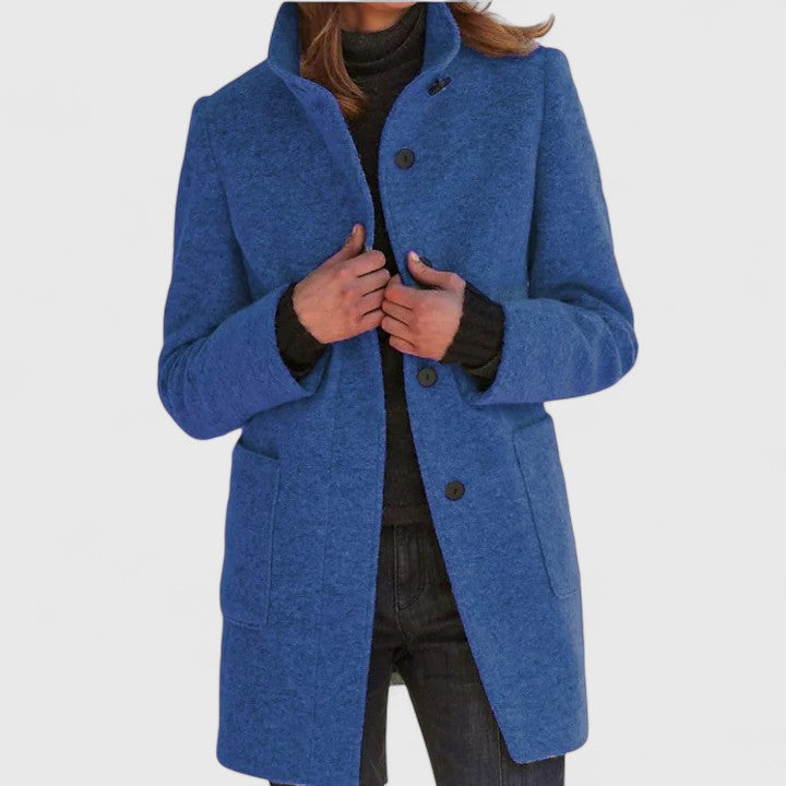 Darlene | Manteau Classique en Laine Mélangée