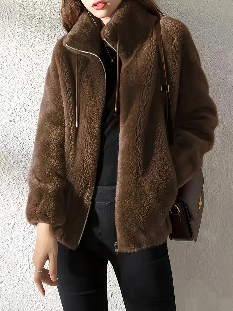 Maliza - Veste en Fleece Furry Élégante