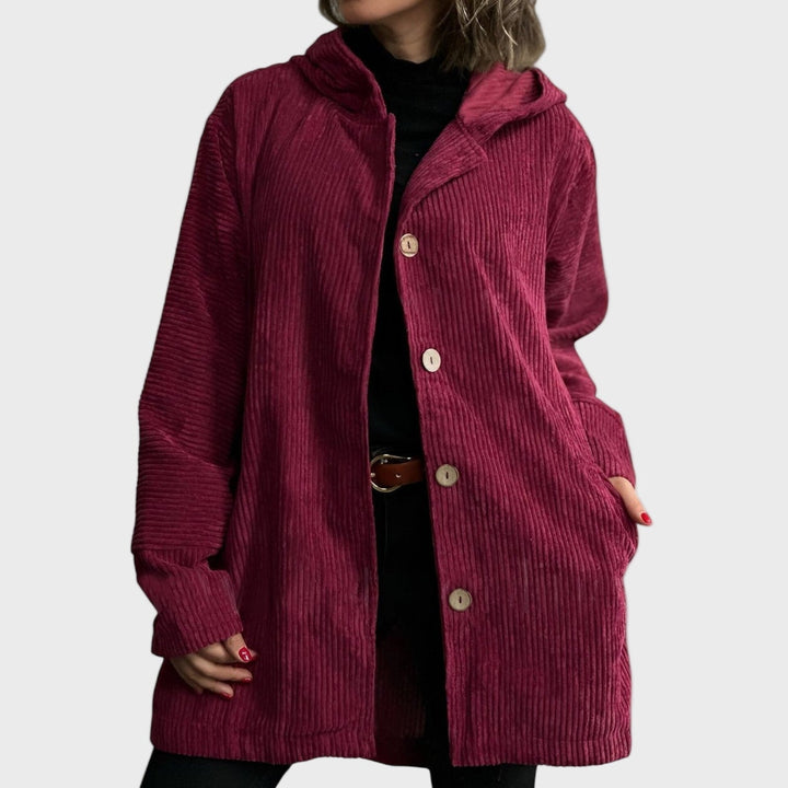 Indie | Veste à Capuche en Velours Côtelé