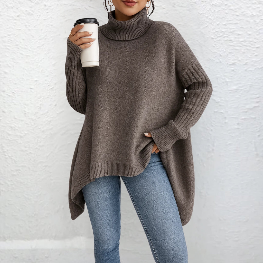 Brigit™ | Pull à col roulé décontracté