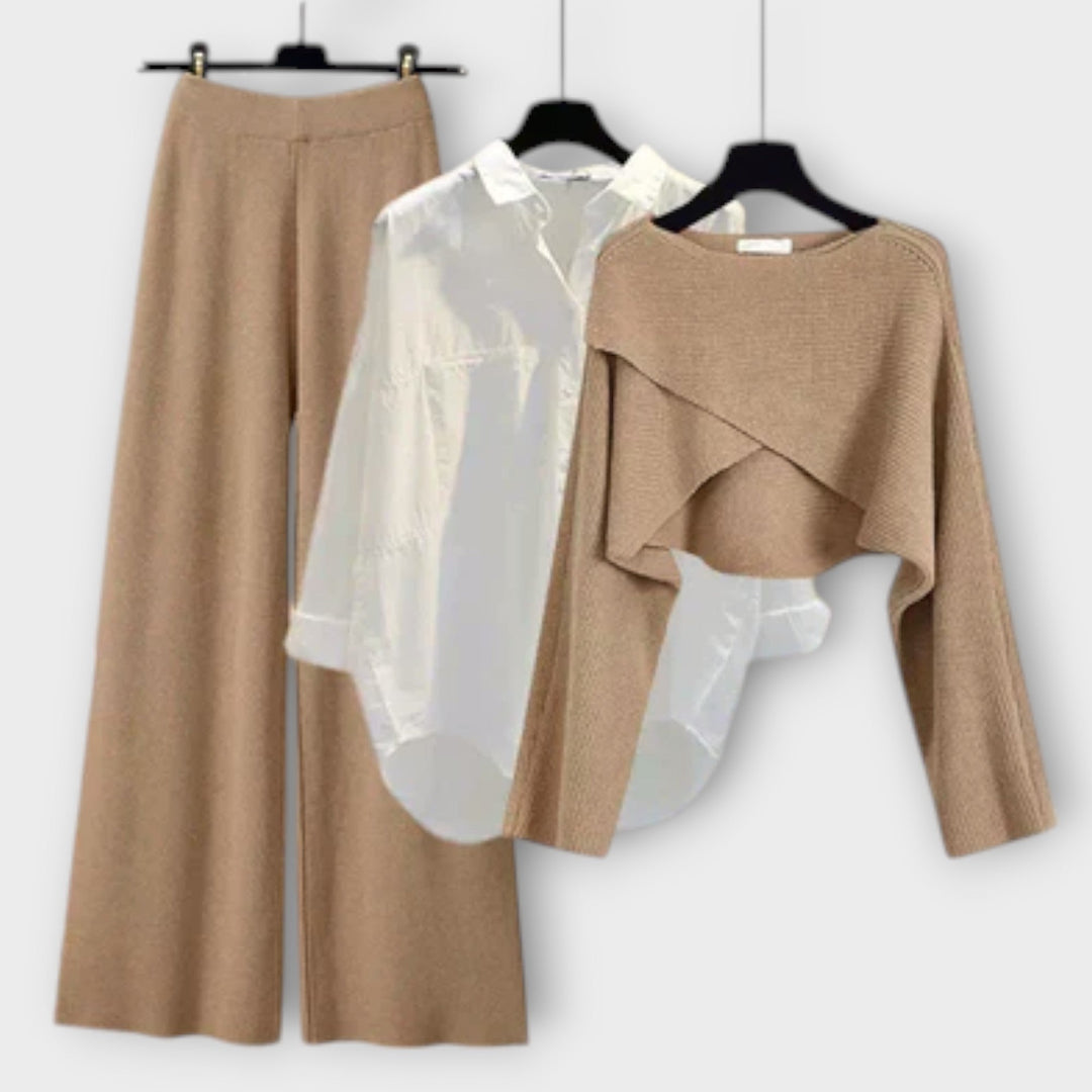 Zoe | Ensemble Confortable en Trois Pièces
