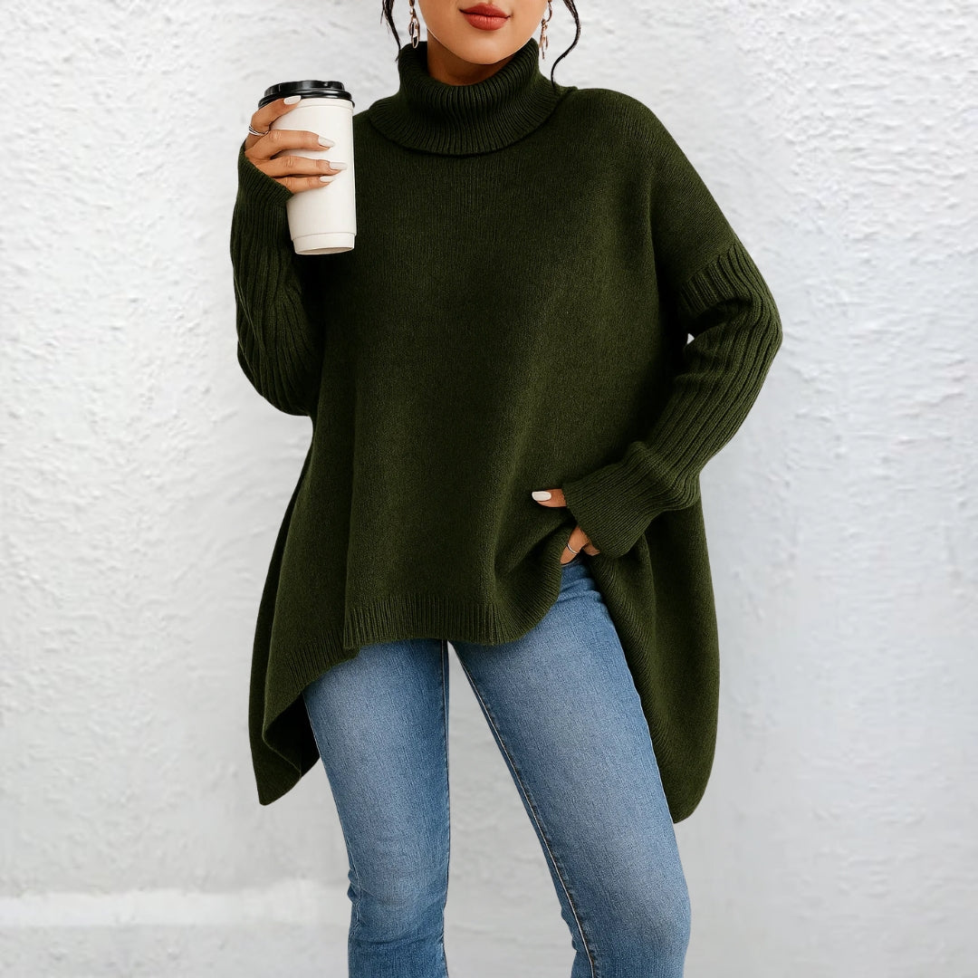 Brigit™ | Pull à col roulé décontracté