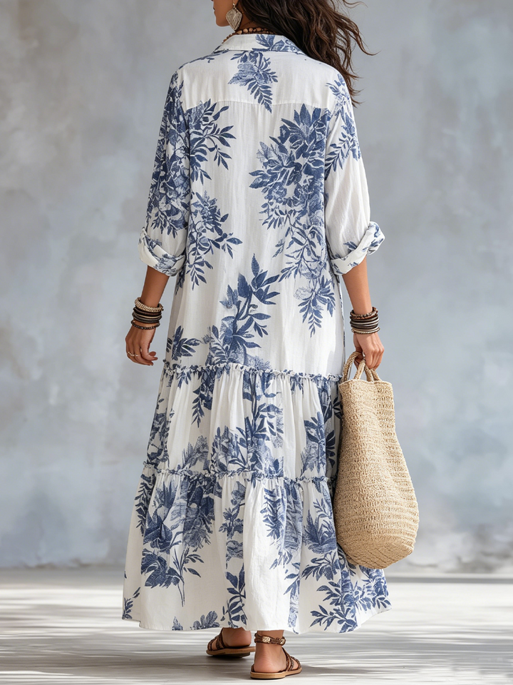 Pauline™ | Robe Maxi Fleurie & Légère