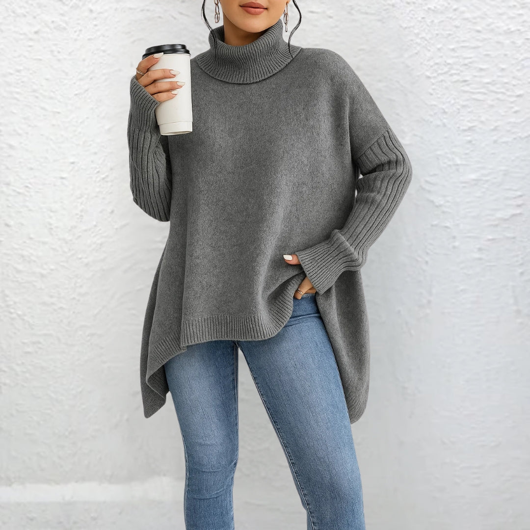 Brigit™ | Pull à col roulé décontracté