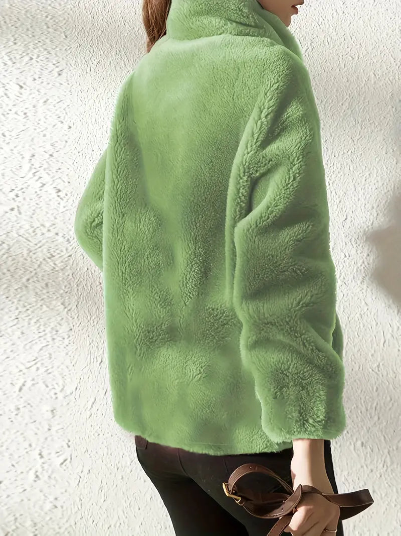 Maliza - Veste en Fleece Furry Élégante