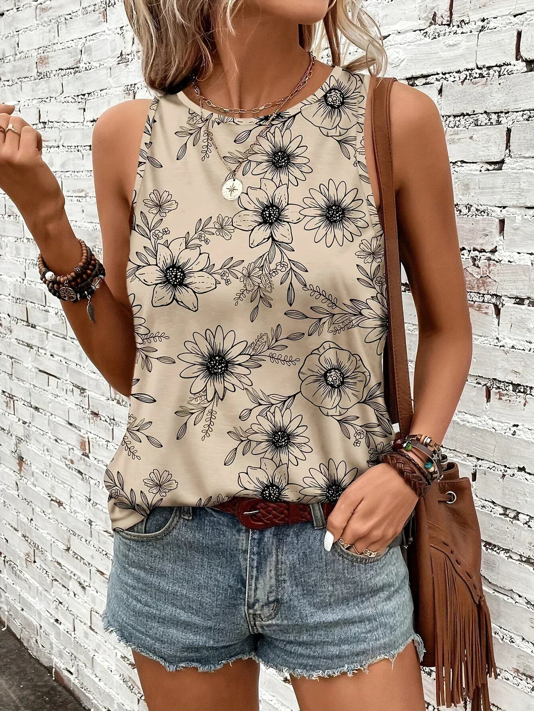 REYA | HAUT FLORAL D'ÉTÉ CONFORTABLE