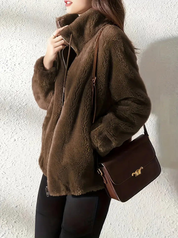 Maliza - Veste en Fleece Furry Élégante