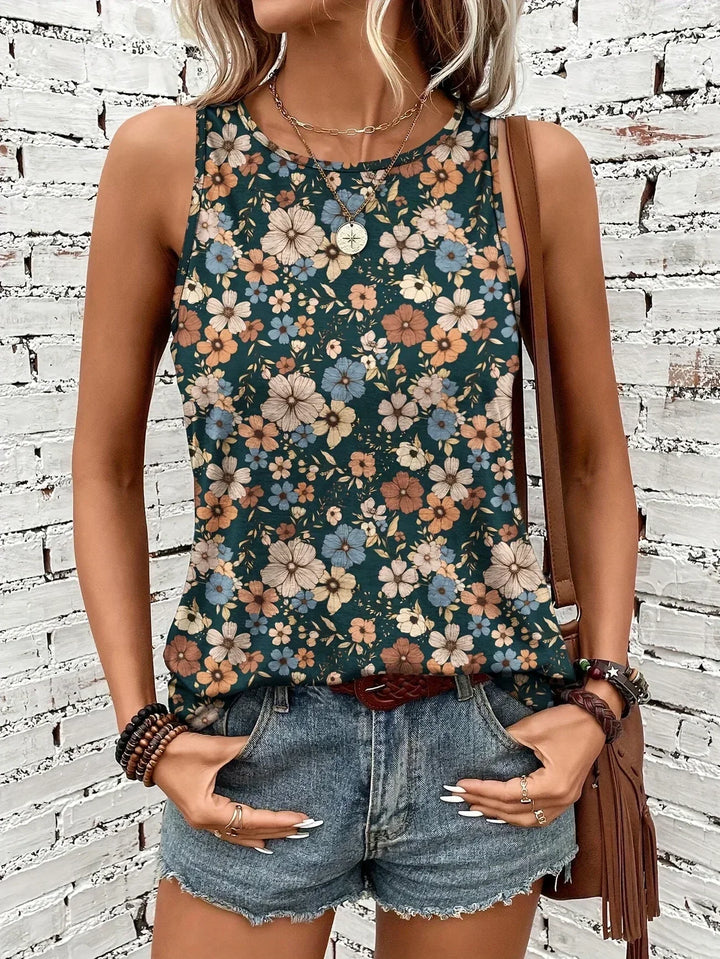 REYA | HAUT FLORAL D'ÉTÉ CONFORTABLE