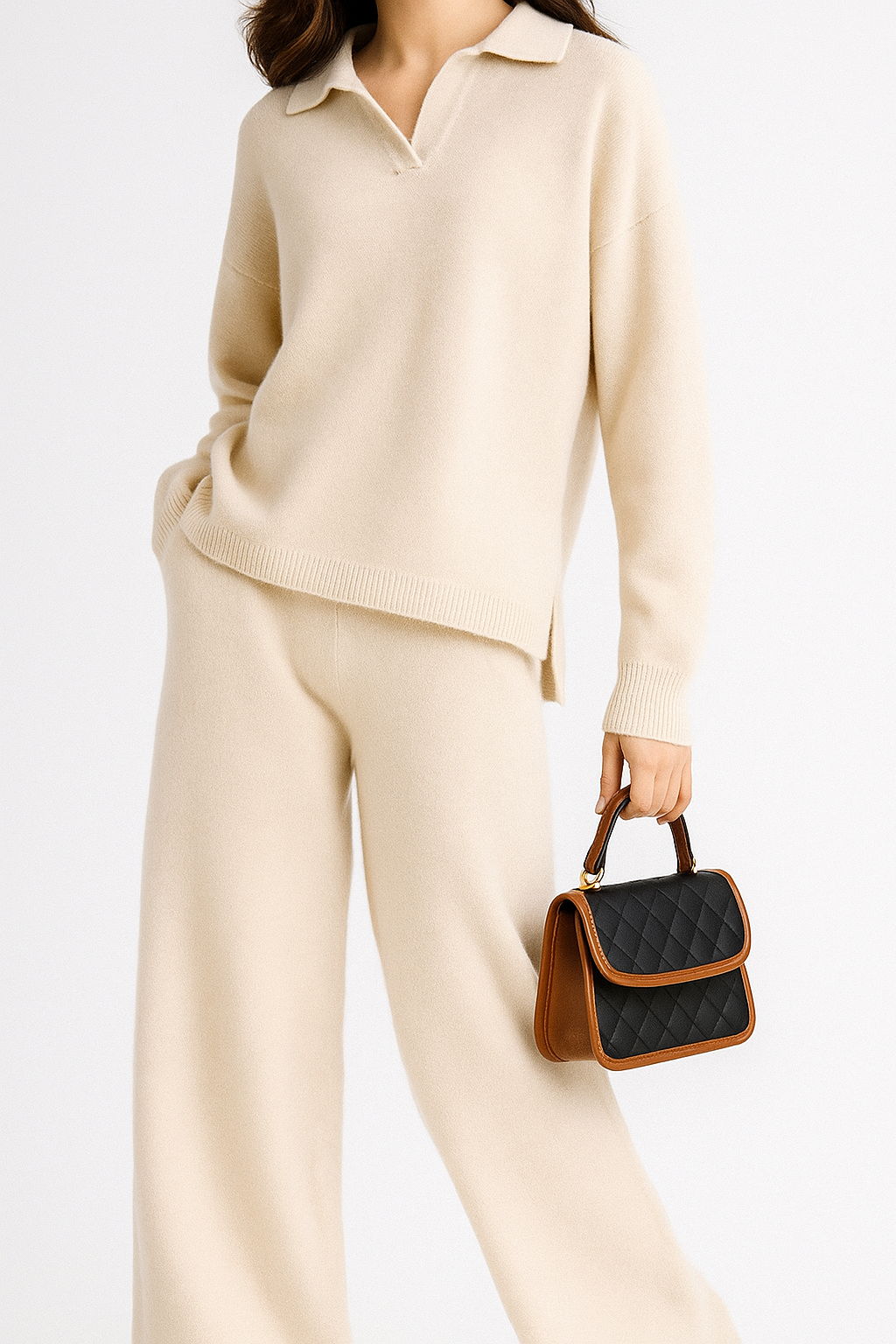 Grace | Ensemble en maille polo