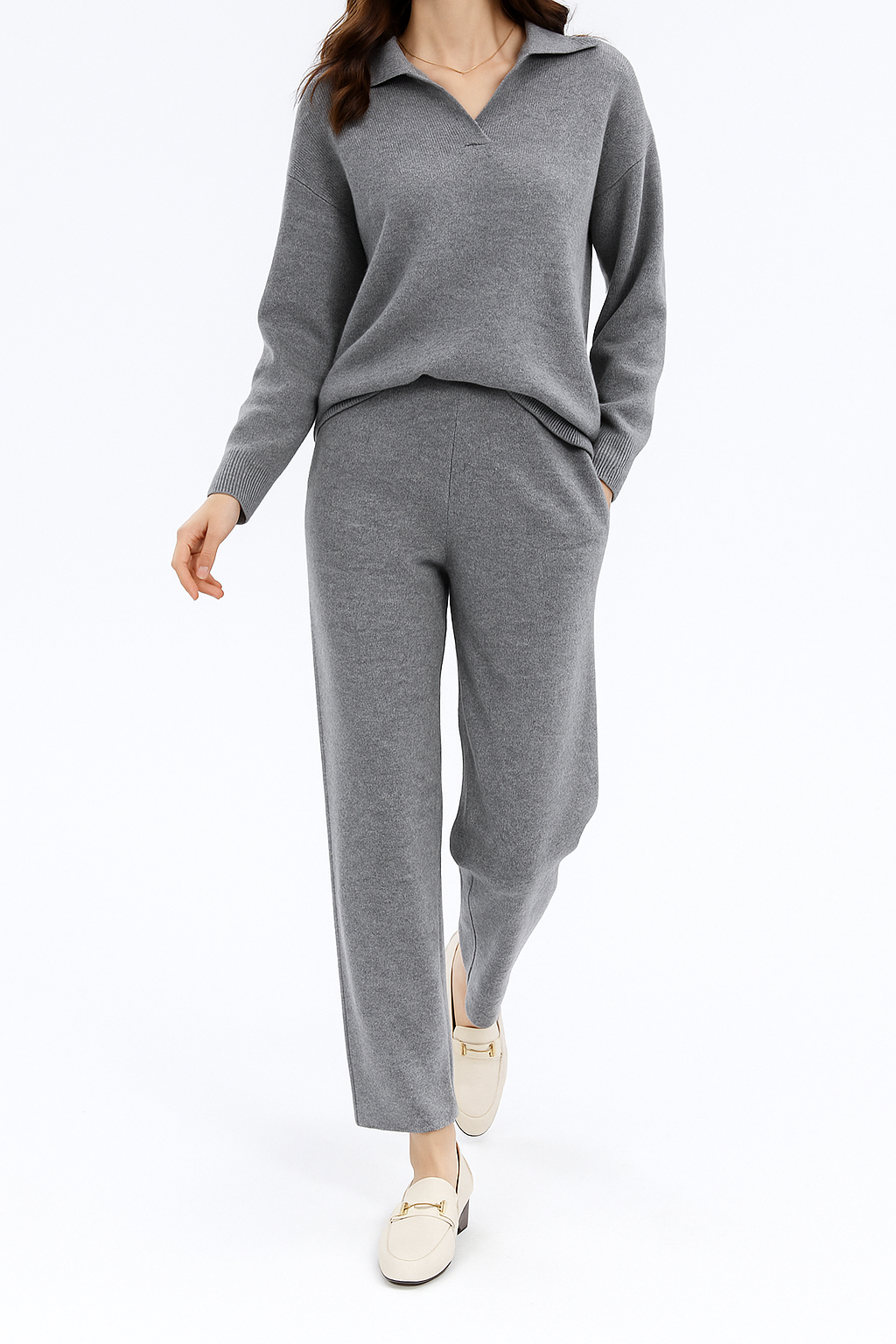 Grace | Ensemble en maille polo