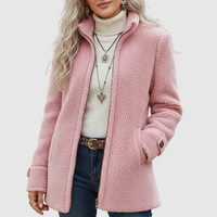 Cassandra | Veste douce et élégante à fermeture zippée