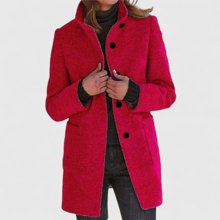 Darlene | Manteau Classique en Laine Mélangée