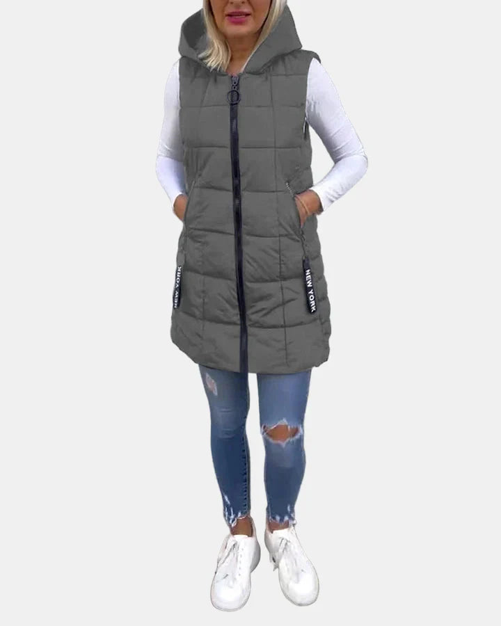Solene | Manteau sans manches rembourré