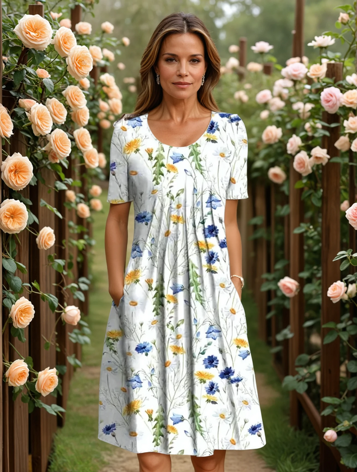 GEORGINA | ROBE ÉLÉGANTE AVEC COUVERTURE DU VENTRE