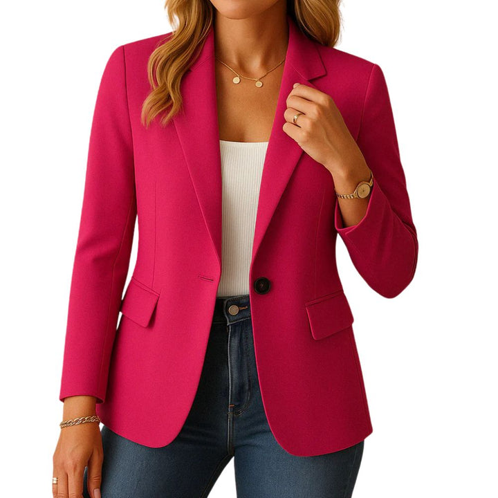 Clara | Blazer extensible à un bouton et col cranté