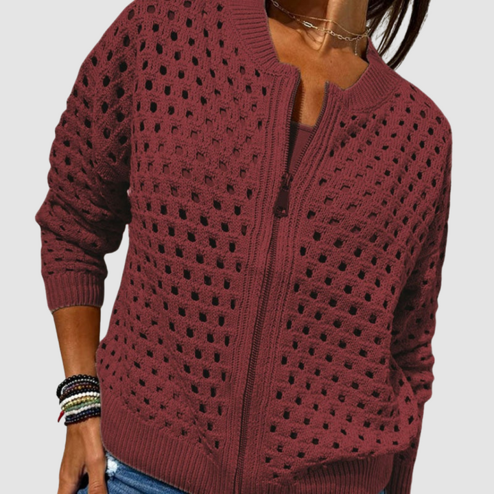 Gisèle cardigan tricoté - détail