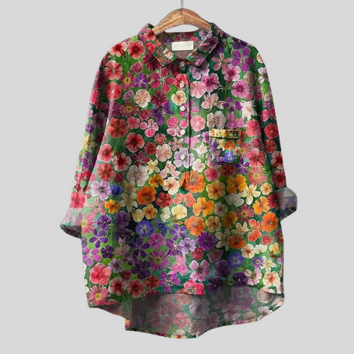 INDRA | BLOUSE FLEURIE VINTAGE
