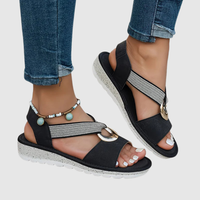 Skylar | Sandales Plates Avec Boucle Métallique