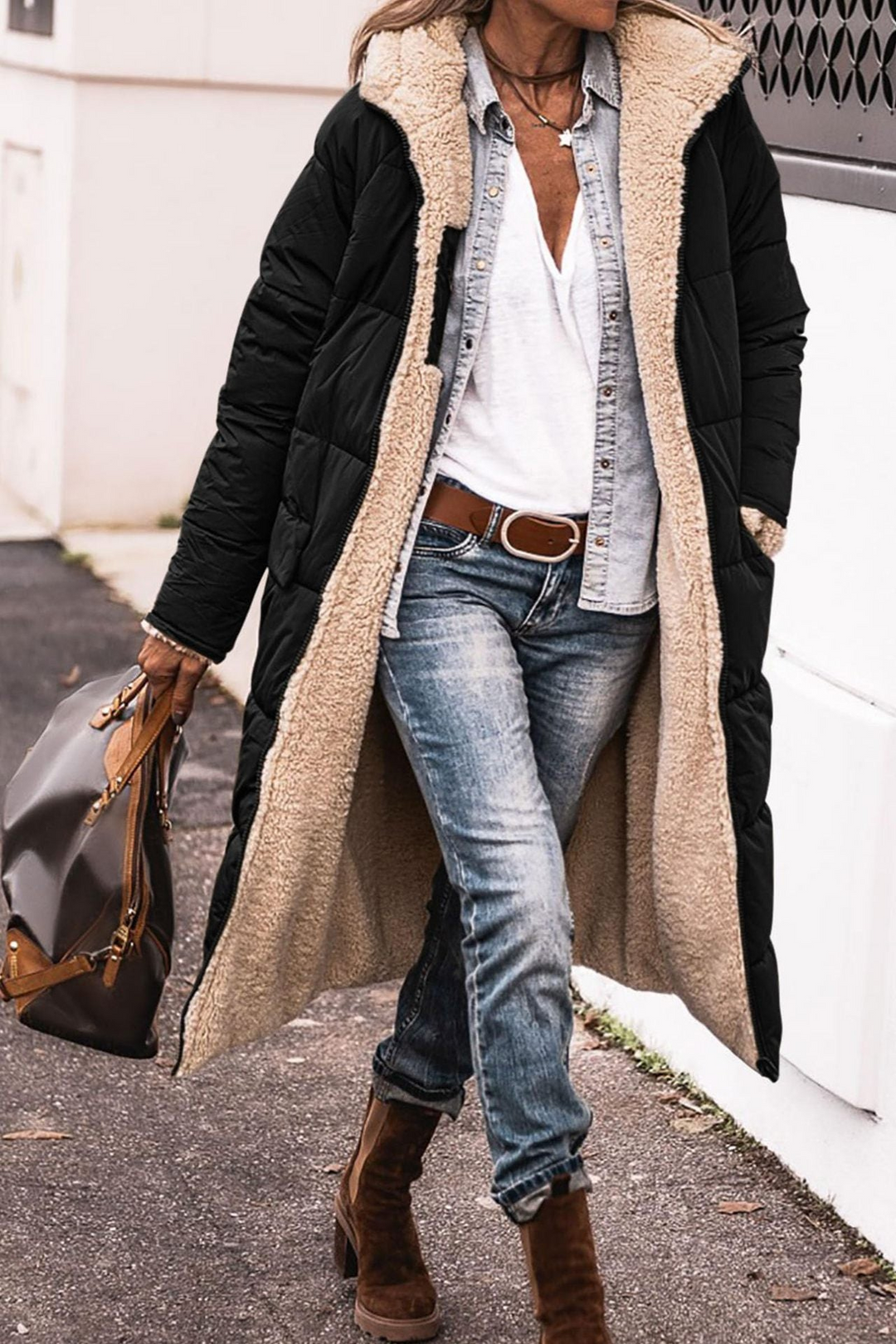 Laluna - Manteau réversible polyvalent