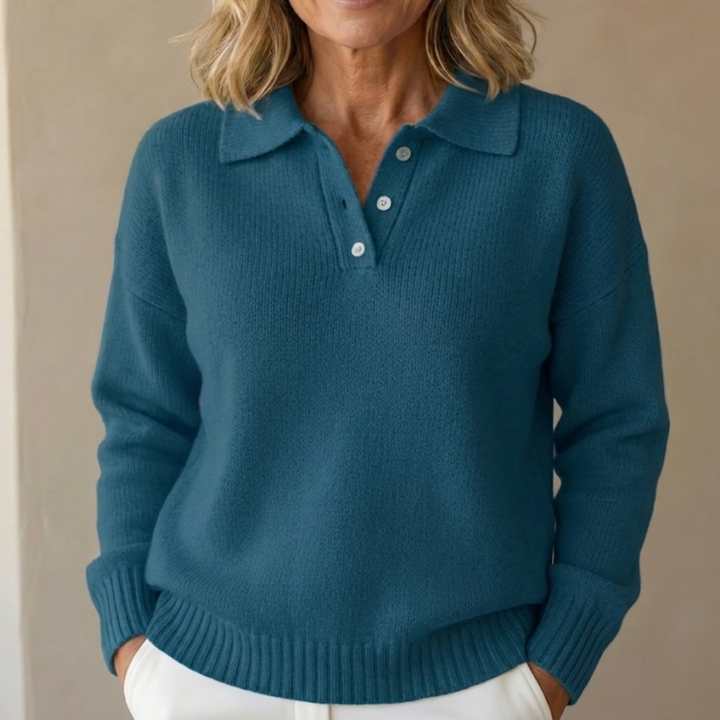 Herra – Pull polo doux et confortable pour l’hiver, élégant et facile à porter