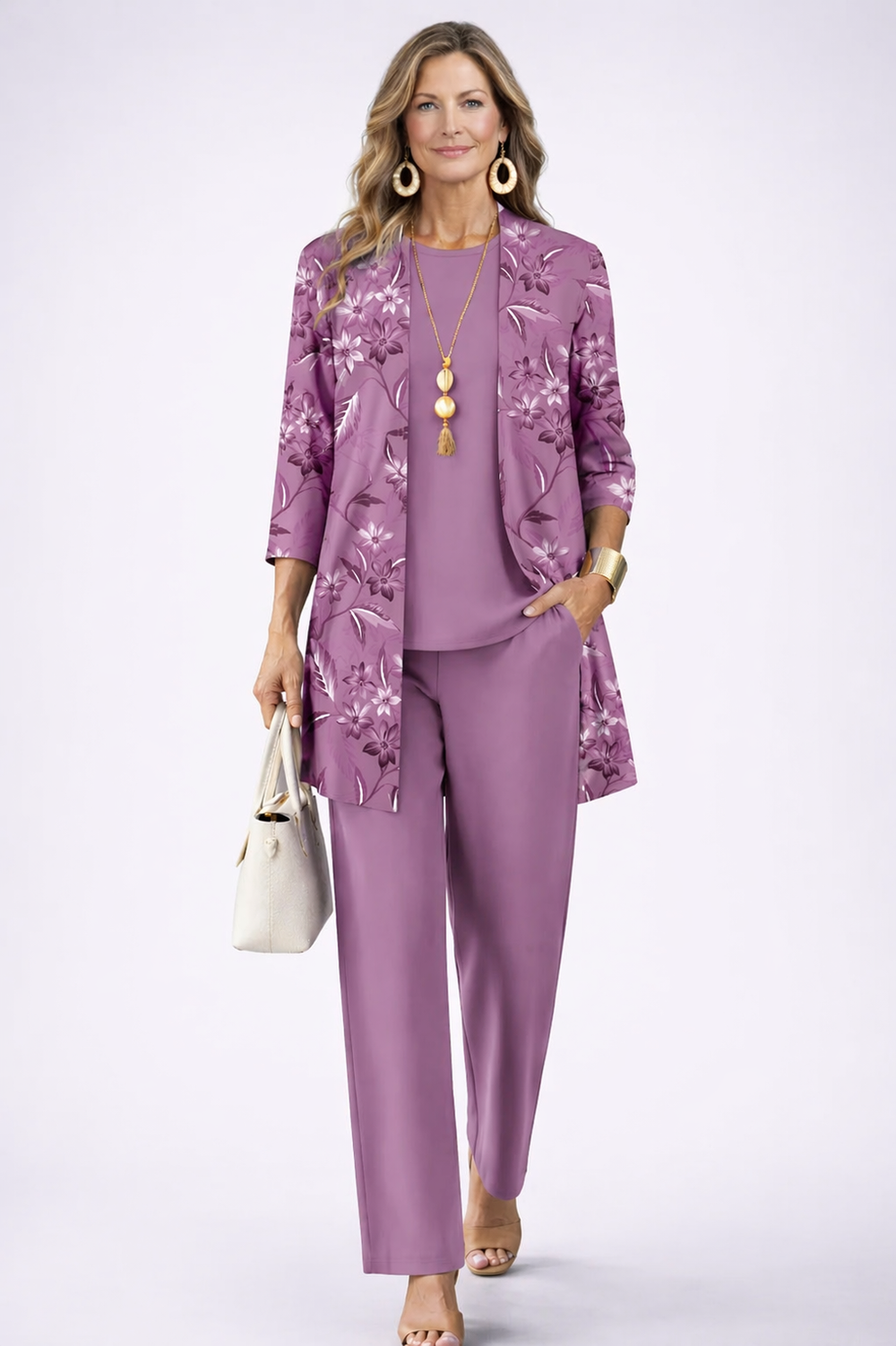 Clothilde™ | Ensemble Trois Pièces Fleuri