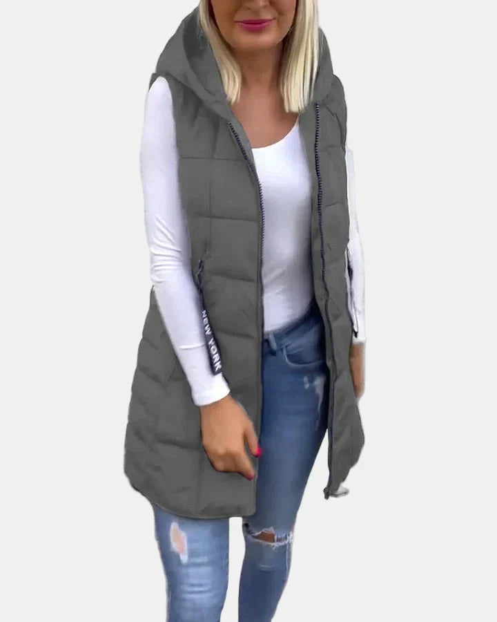 Solene | Manteau sans manches rembourré