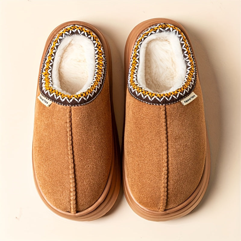 Berthe pantoufles camel