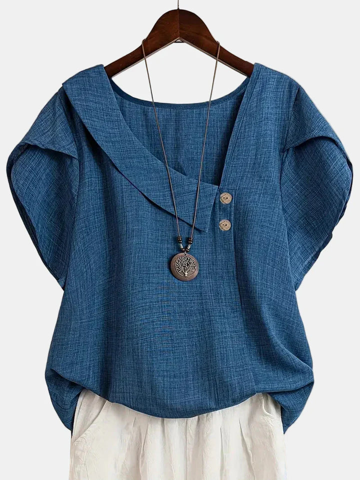 Saddie | Blouse Asymétrique Décontractée