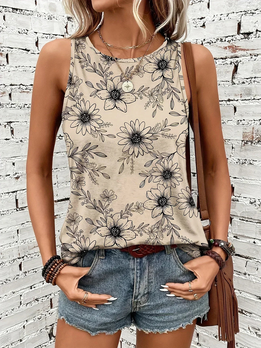 REYA | HAUT FLORAL D'ÉTÉ CONFORTABLE