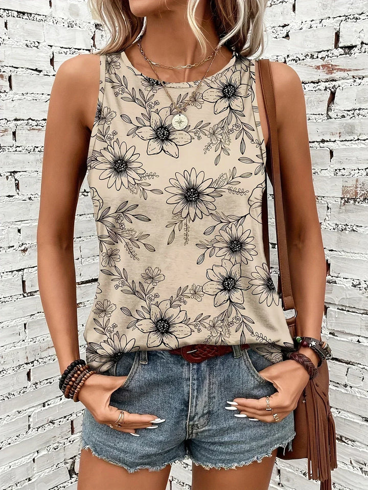 REYA | HAUT FLORAL D'ÉTÉ CONFORTABLE