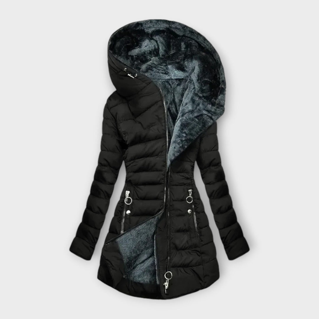 Diana | Manteau en Fausse Fourrure Confortable