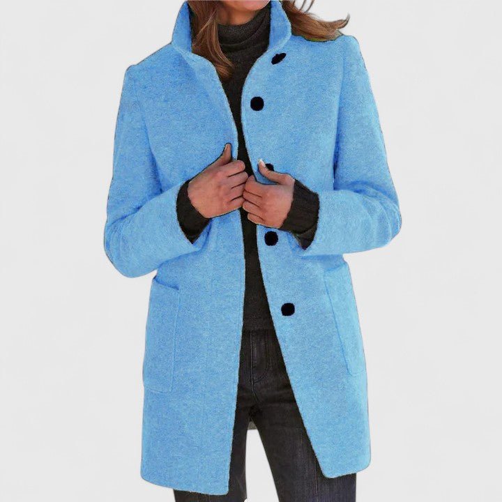 Darlene | Manteau Classique en Laine Mélangée