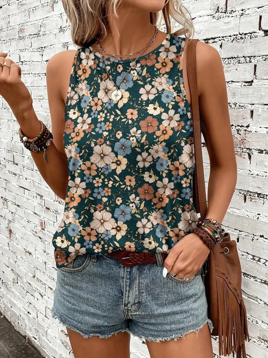 REYA | HAUT FLORAL D'ÉTÉ CONFORTABLE