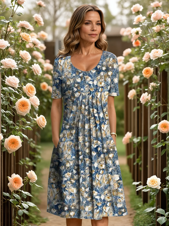 GEORGINA | ROBE ÉLÉGANTE AVEC COUVERTURE DU VENTRE