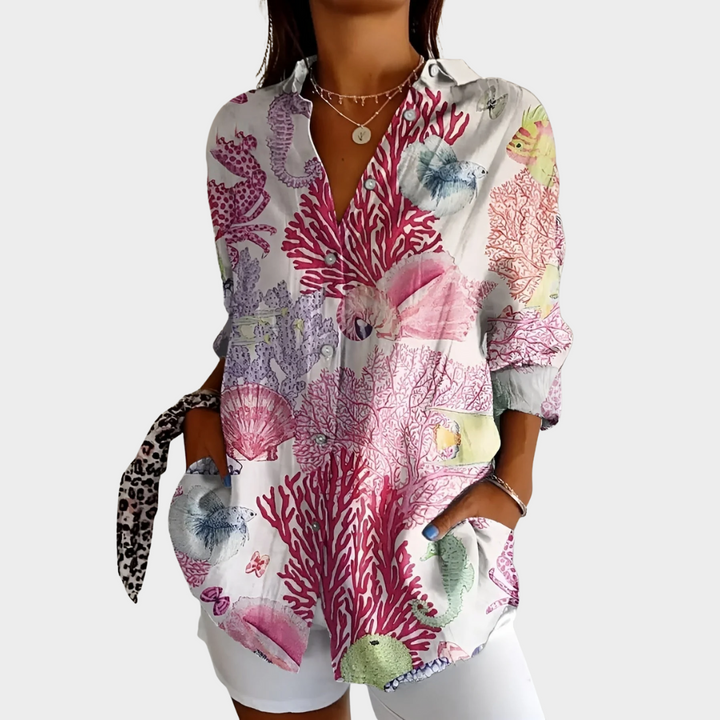 KATE | BLOUSE IMPRIMÉE CASUAL