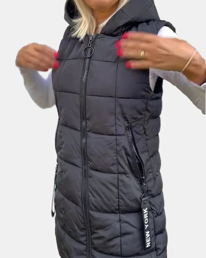 Solene | Manteau sans manches rembourré
