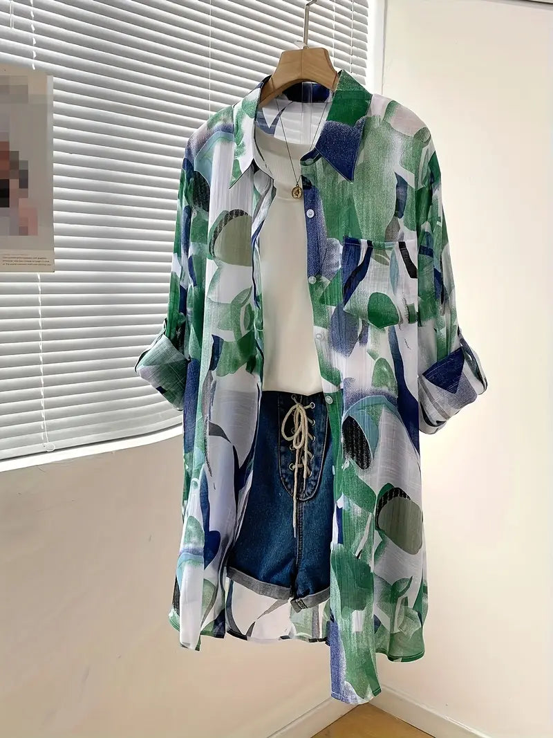 VICKY | BLOUSE IMPRIMÉE ÉLÉGANTE