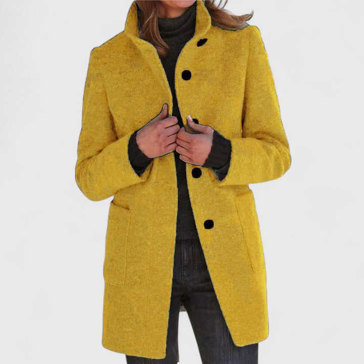 Darlene | Manteau Classique en Laine Mélangée