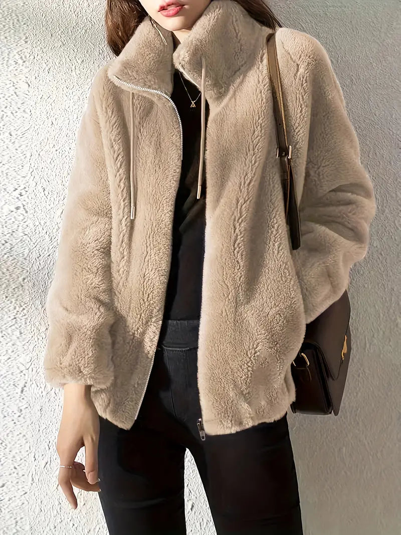 Maliza - Veste en Fleece Furry Élégante