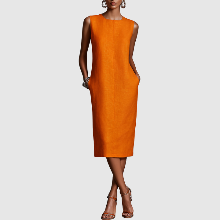 Maureen™ | Robe Midi avec poches