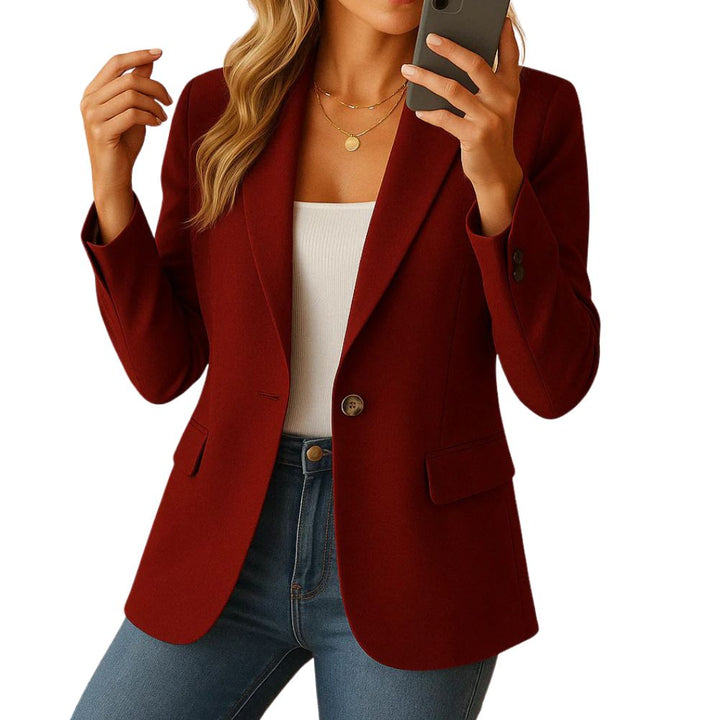 Clara | Blazer extensible à un bouton et col cranté