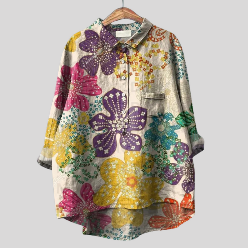INDRA | BLOUSE FLEURIE VINTAGE