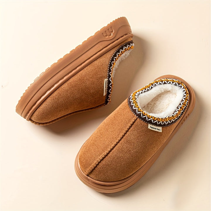 Berthe pantoufles camel