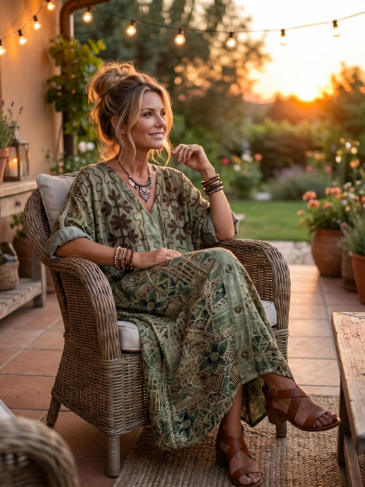 Suzanne robe midi oversize - dos