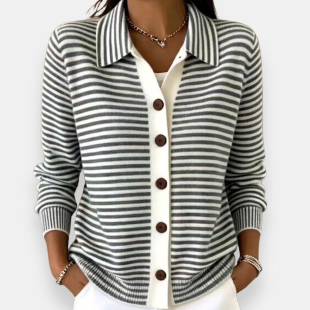 Paulette™ | Élégance Rayée Intemporelle